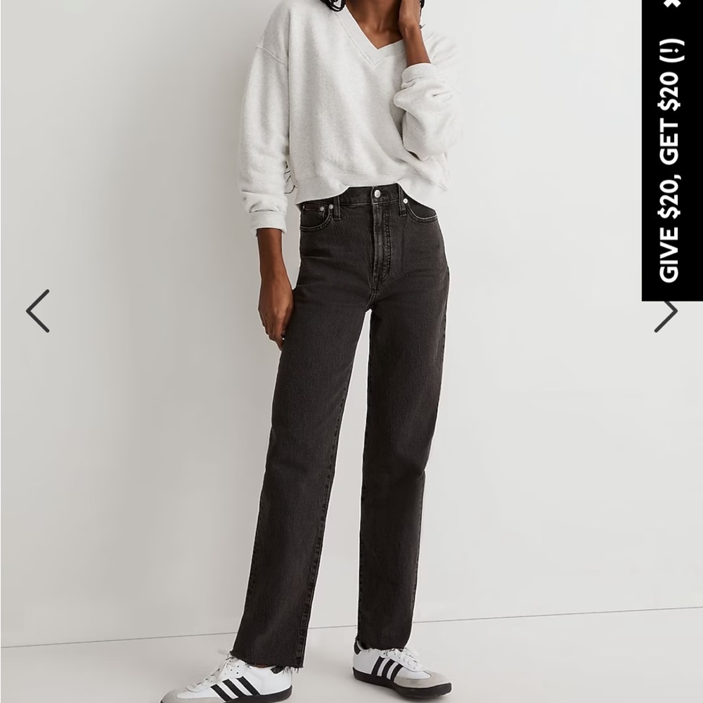 The Perfect Vintage Straight Jean in Lunar Wash